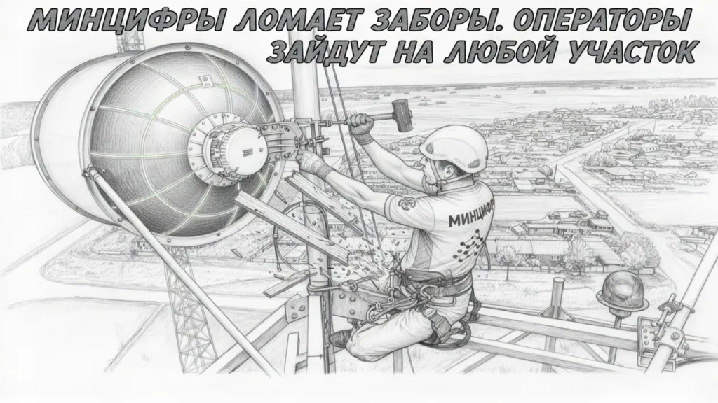 Минцифры ломает заборы. Операторы зайдут на любой участок
